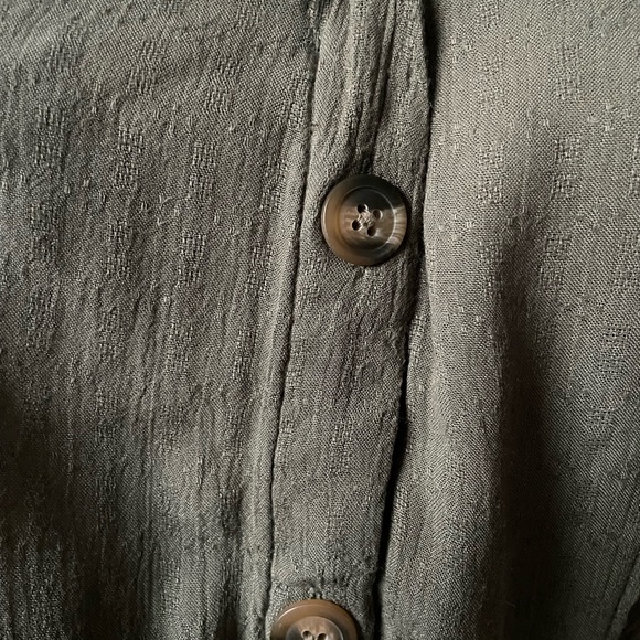 American Eagle 🦅 100% Viscose Faux Button Detail With Pockets Casual Dress - Picture 5 of 9